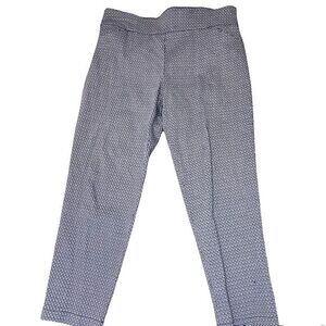 Versona blue pull on crop pants